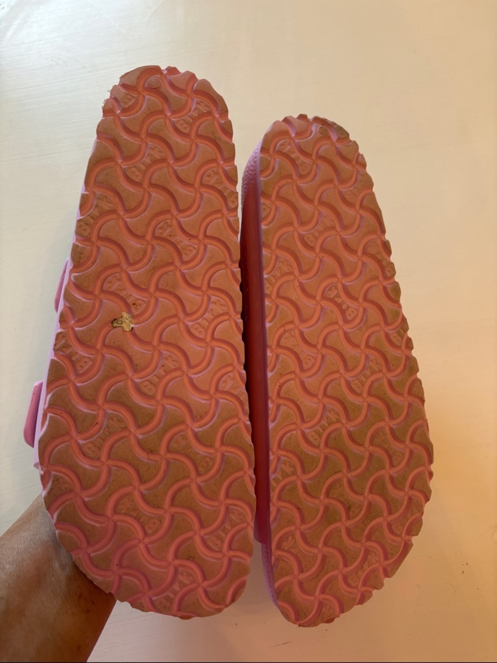 Birkenstock Pink Double-Buckle Slide Sandals - Picture 5 of 7